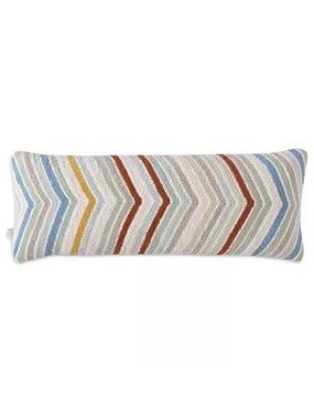 Sunday Citizen Snug Lumbar Pillow 14x36 Mineral Cusco Chevron Pattern EUC Rare